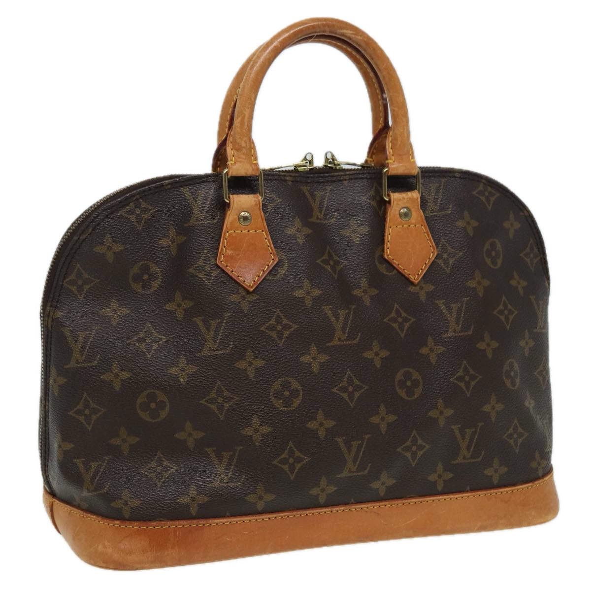 LOUIS VUITTON Monogram Alma Hand Bag M51130 LV Auth yk13978