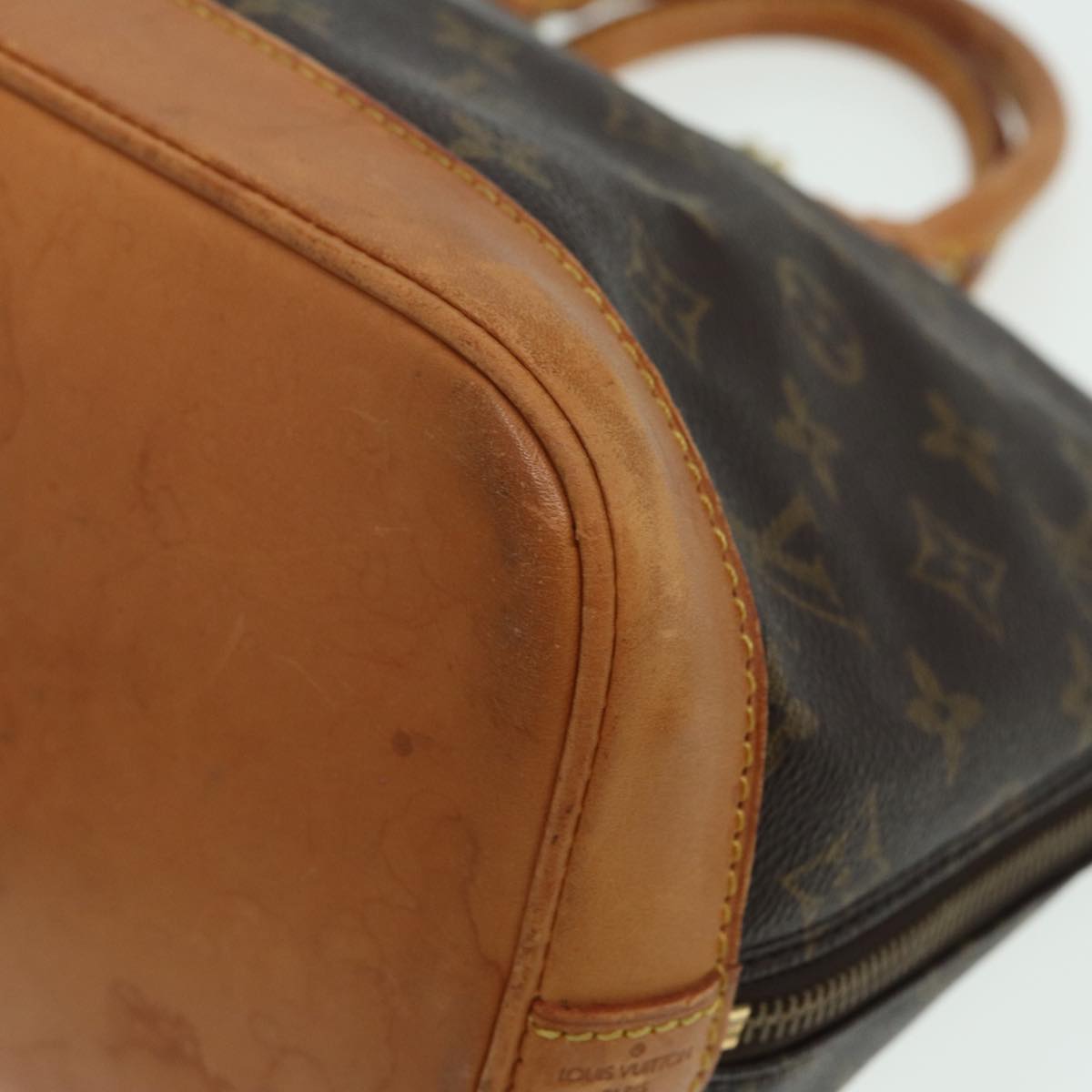 LOUIS VUITTON Monogram Alma Hand Bag M51130 LV Auth yk13978