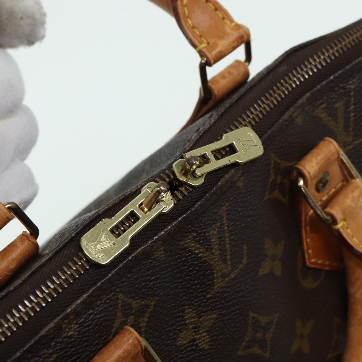 LOUIS VUITTON Monogram Alma Hand Bag M51130 LV Auth yk13978