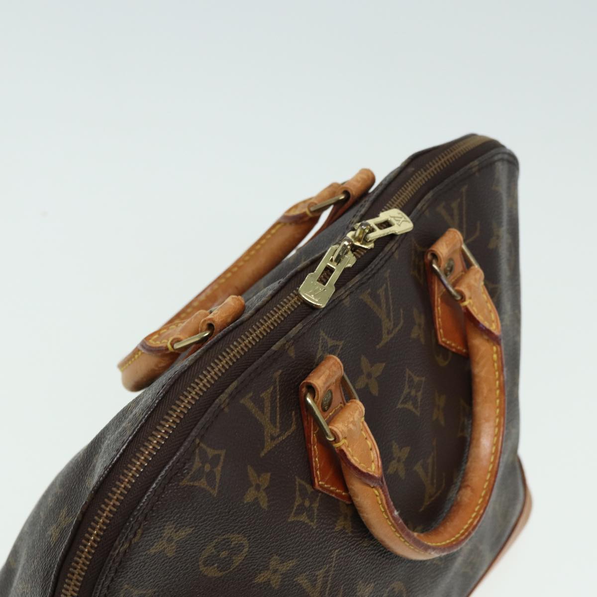 LOUIS VUITTON Monogram Alma Hand Bag M51130 LV Auth yk13978