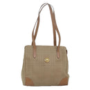 Burberrys Nova Check Shoulder Bag Canvas Beige Auth yk13997-1
