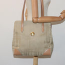 Burberrys Nova Check Shoulder Bag Canvas Beige Auth yk13997-21