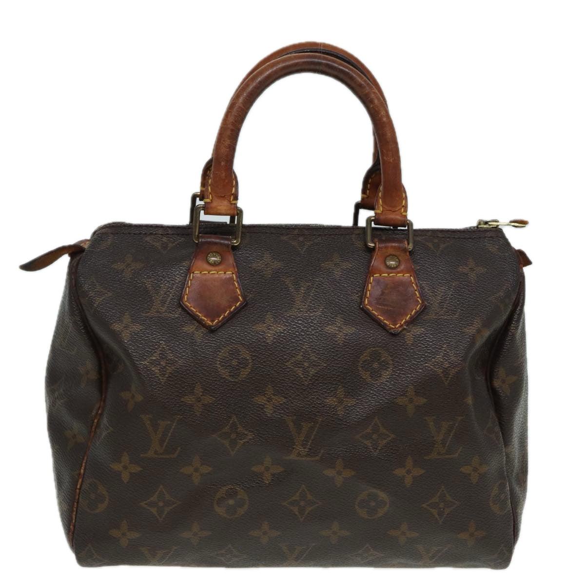 LOUIS VUITTON Monogram Speedy 25 Hand Bag M41528 LV Auth yk14001