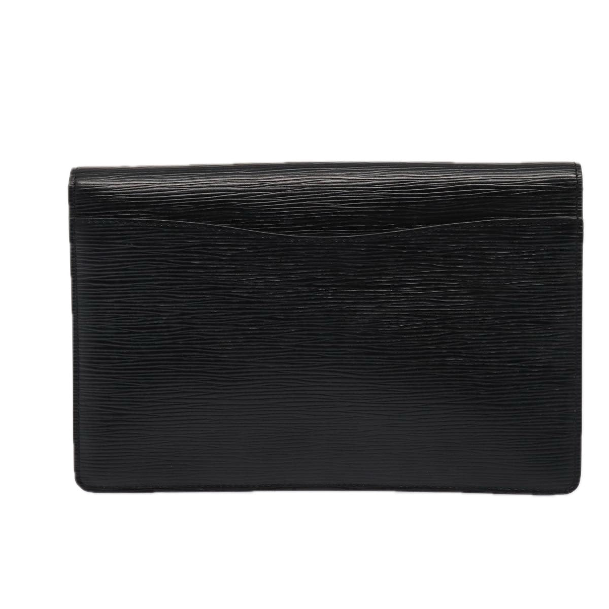 LOUIS VUITTON Epi Montaigne 27 Clutch Bag Black M52652 LV Auth yk14008 - 0