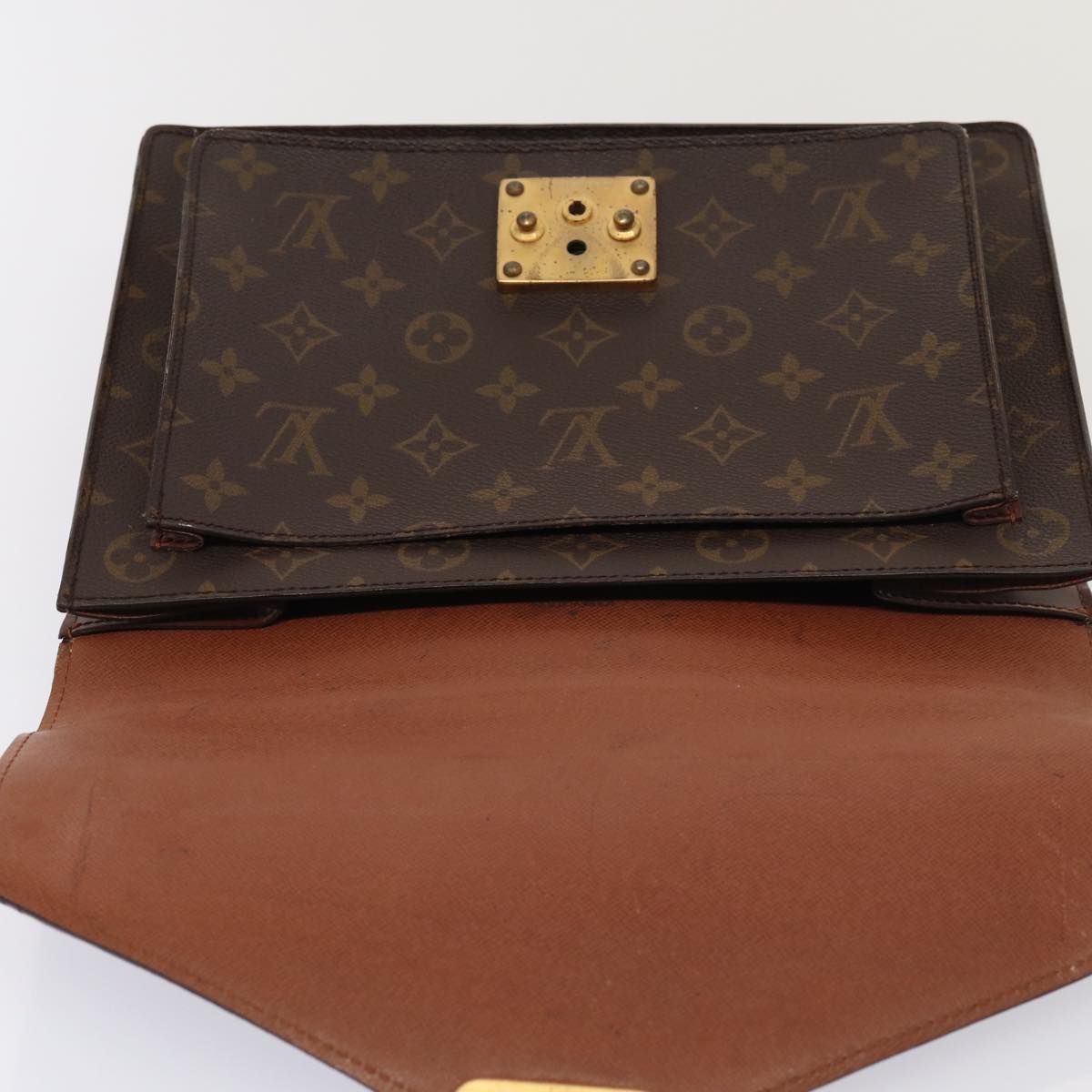 LOUIS VUITTON Monogram Monceau 28 Hand Bag 2way M51185 LV Auth yk14010