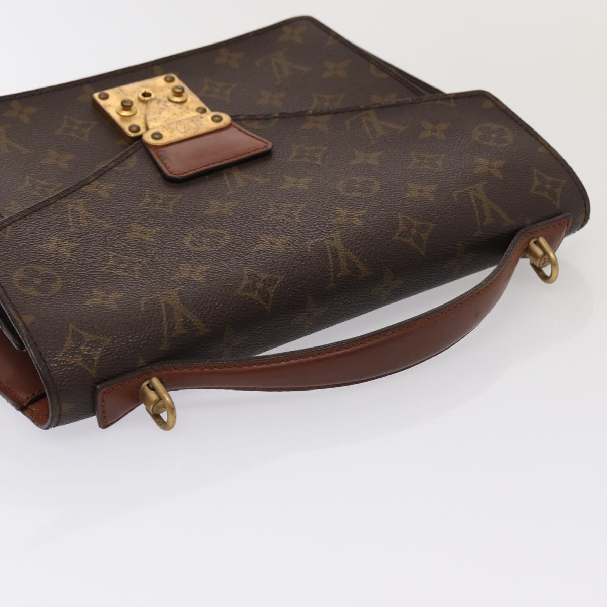 LOUIS VUITTON Monogram Monceau 28 Hand Bag 2way M51185 LV Auth yk14010