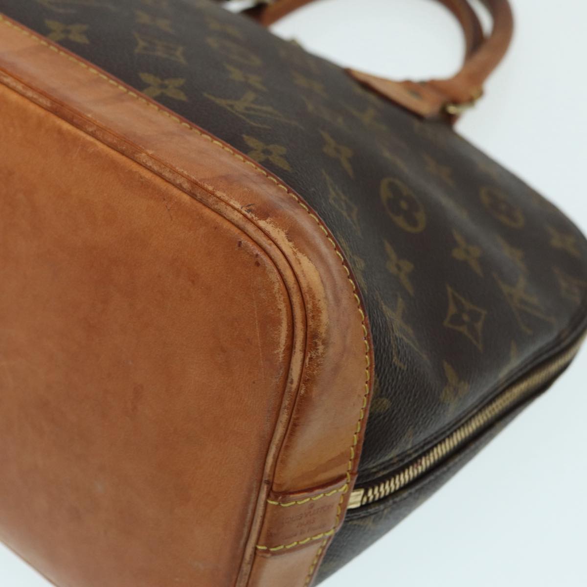 LOUIS VUITTON Monogram Alma Hand Bag M51130 LV Auth yk14011