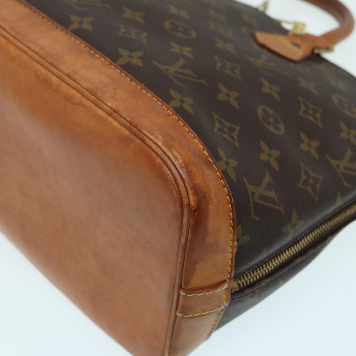 LOUIS VUITTON Monogram Alma Hand Bag M51130 LV Auth yk14011