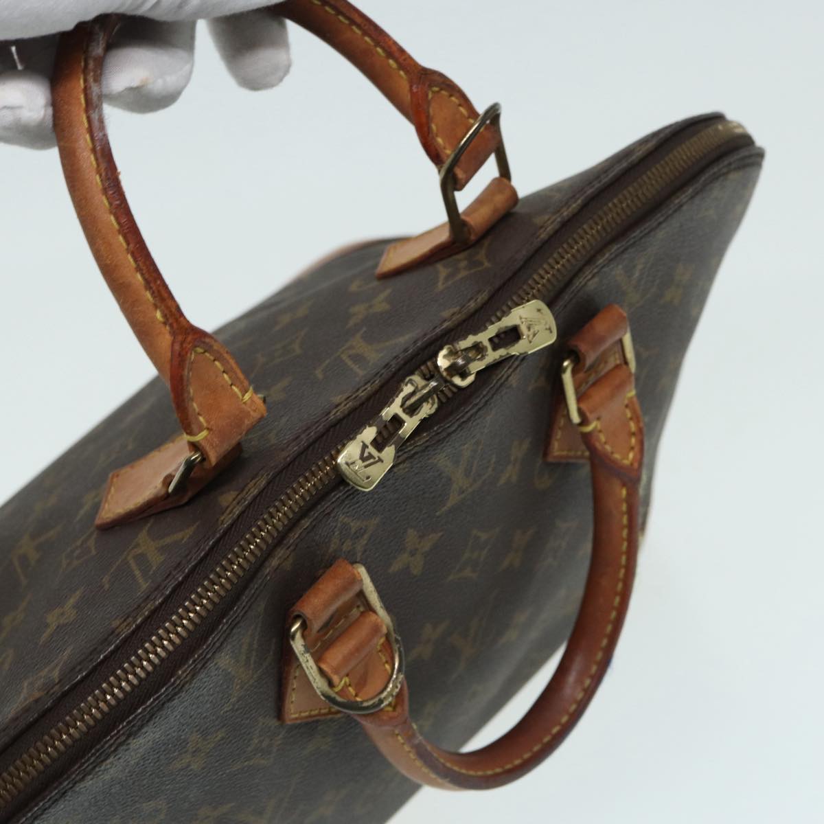 LOUIS VUITTON Monogram Alma Hand Bag M51130 LV Auth yk14011