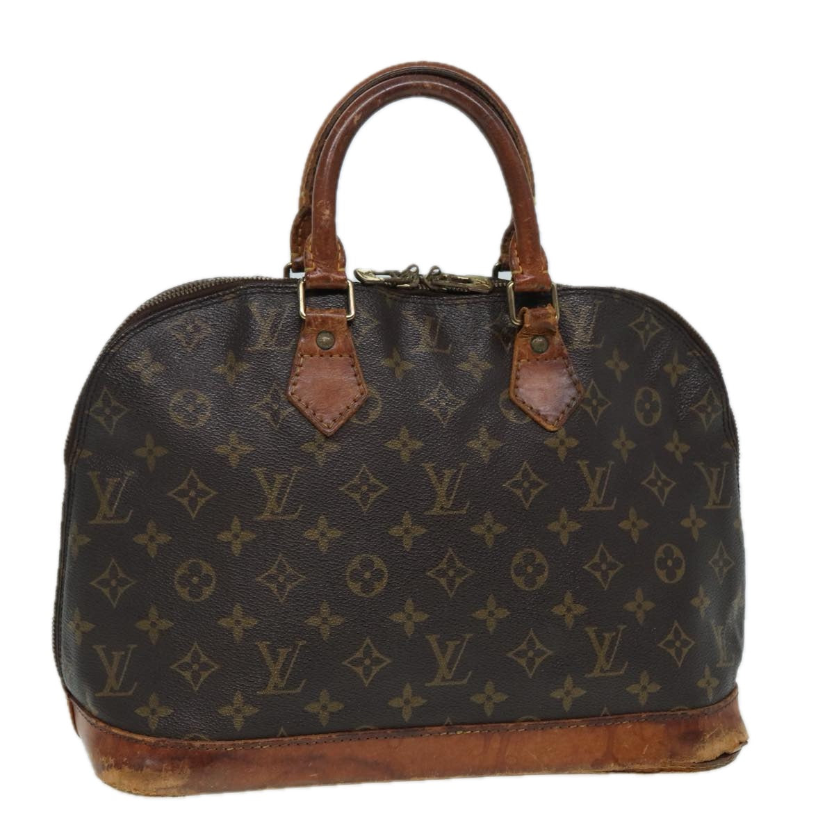 LOUIS VUITTON Monogram Alma Hand Bag M51130 LV Auth yk14013