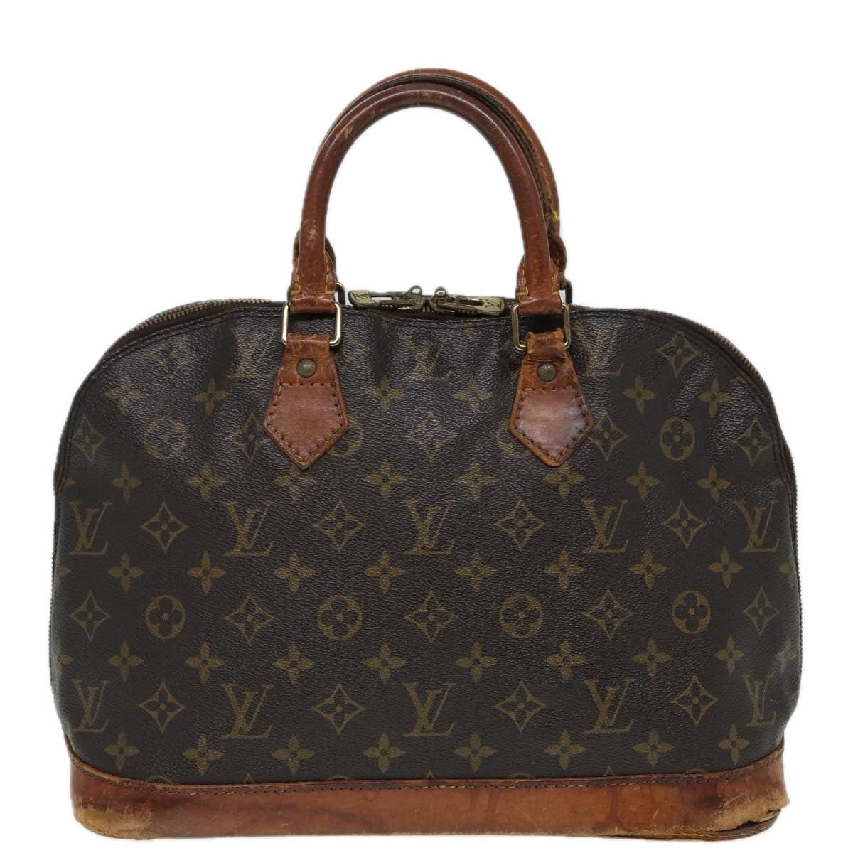 LOUIS VUITTON Monogram Alma Hand Bag M51130 LV Auth yk14013