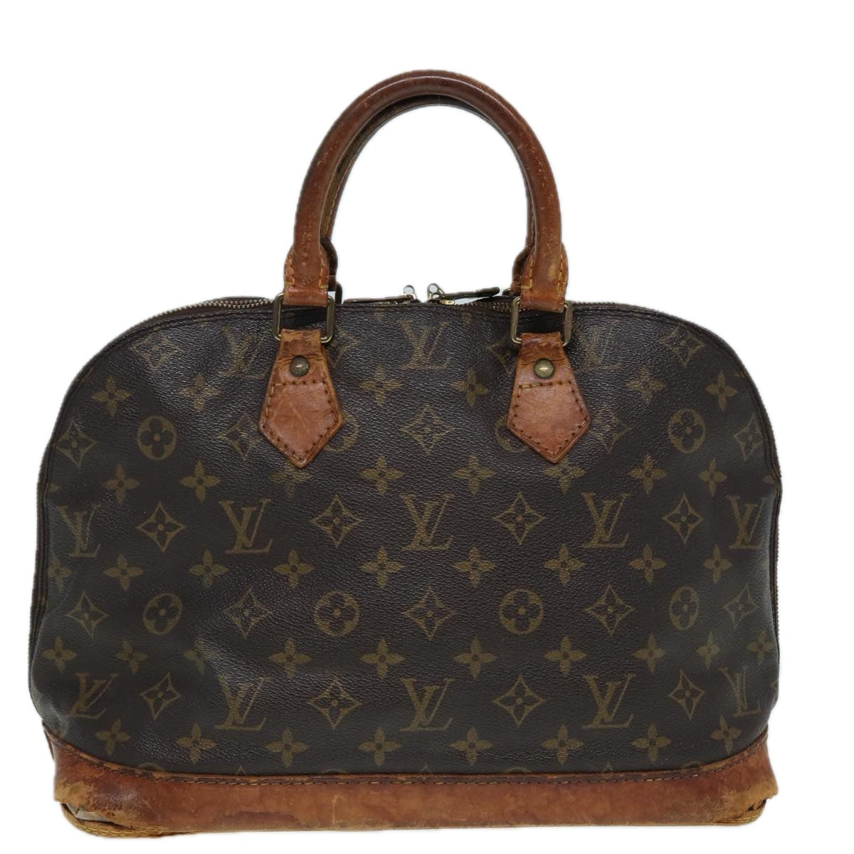 LOUIS VUITTON Monogram Alma Hand Bag M51130 LV Auth yk14013