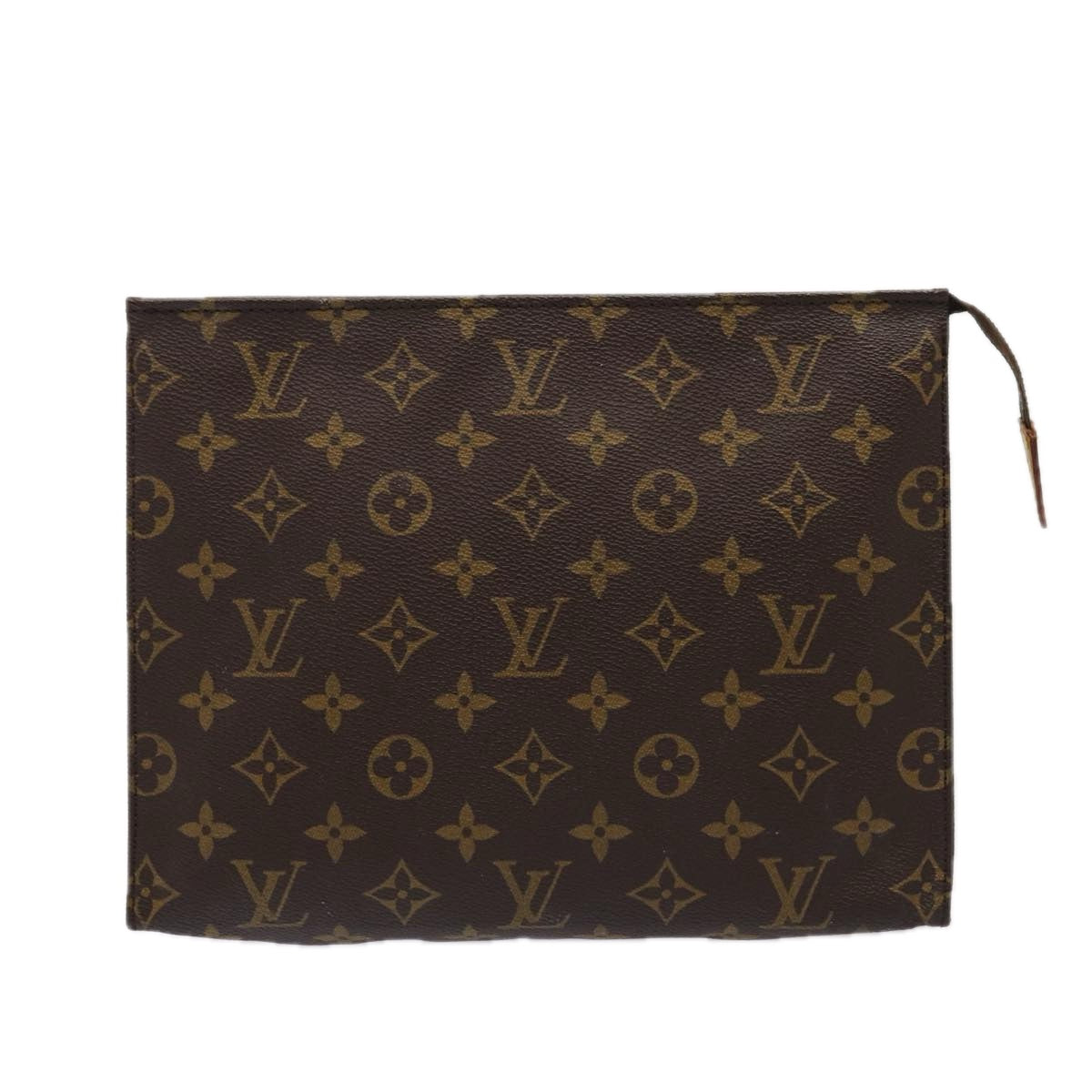 LOUIS VUITTON Monogram Poche Toilette 26 Pouch M47542 LV Auth yk14026