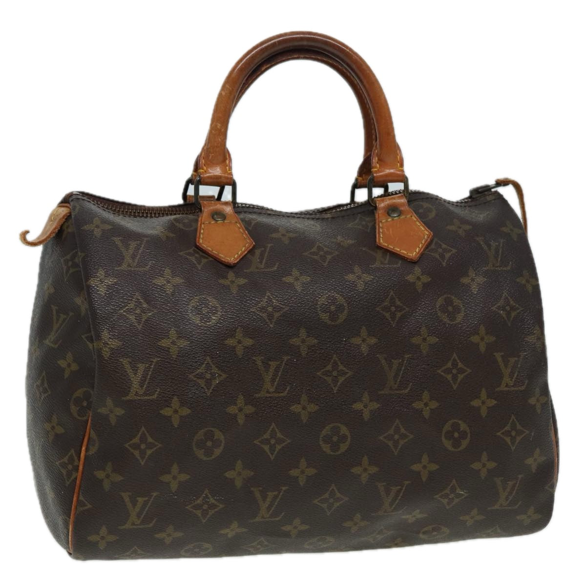 LOUIS VUITTON Monogram Speedy 30 Hand Bag Vintage M41526 LV Auth yk14031