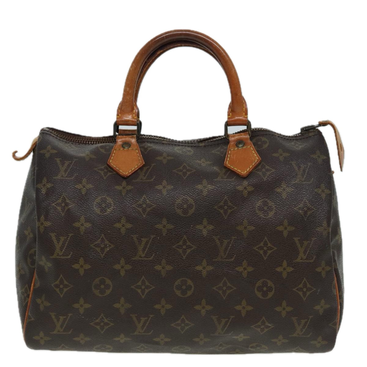 LOUIS VUITTON Monogram Speedy 30 Hand Bag Vintage M41526 LV Auth yk14031