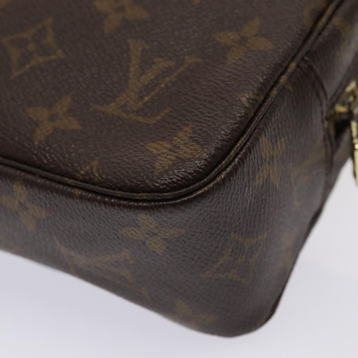 LOUIS VUITTON Monogram Trousse Toilette 23 Clutch Bag M47524 LV Auth yk14036