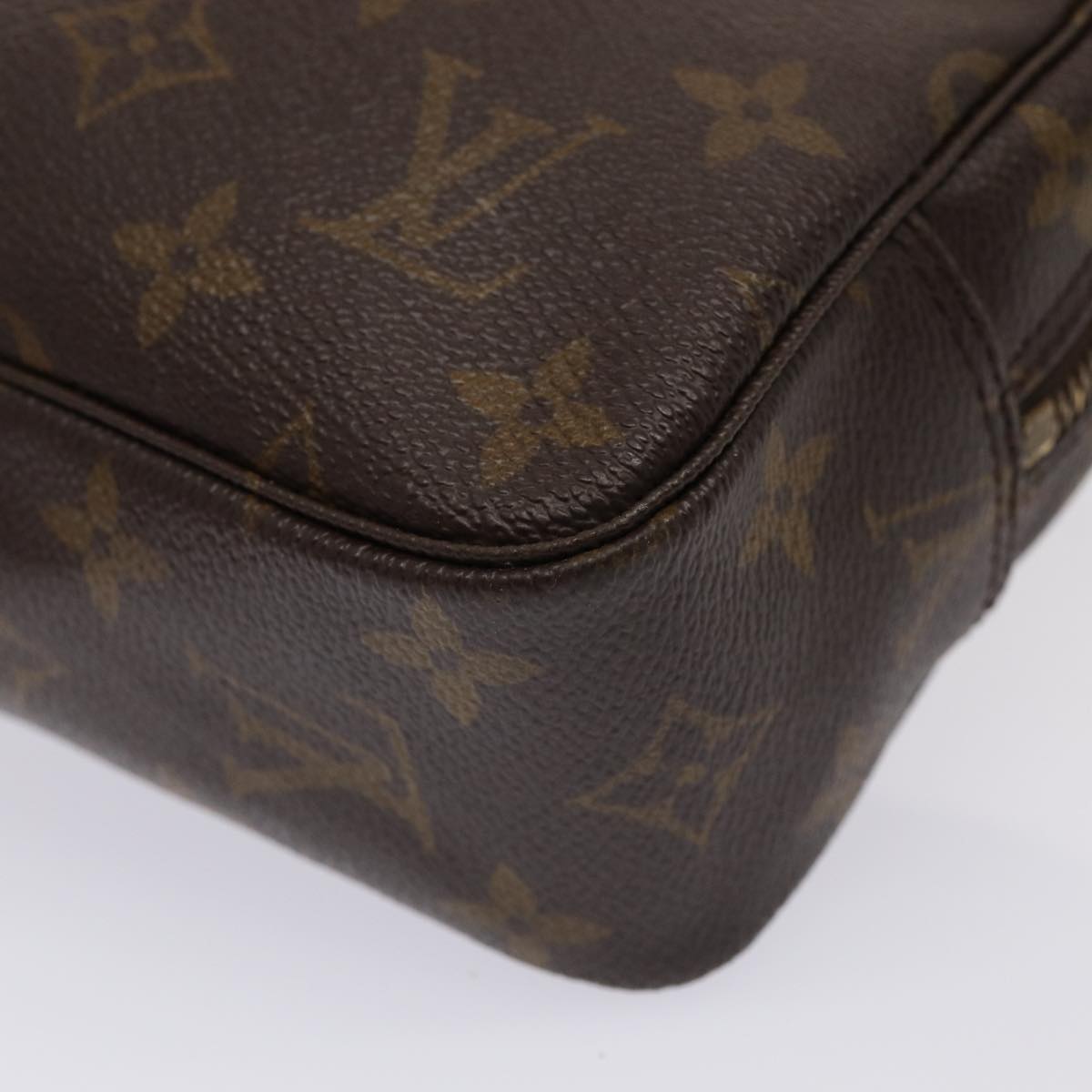 LOUIS VUITTON Monogram Trousse Toilette 23 Clutch Bag M47524 LV Auth yk14036