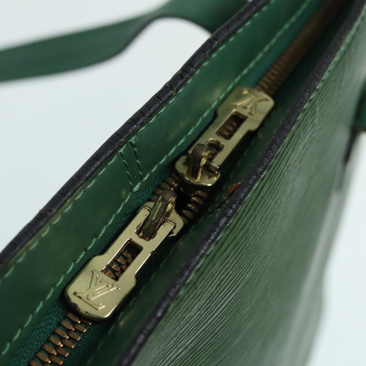 LOUIS VUITTON Epi Lussac Shoulder Bag Green M52284 LV Auth yk14043