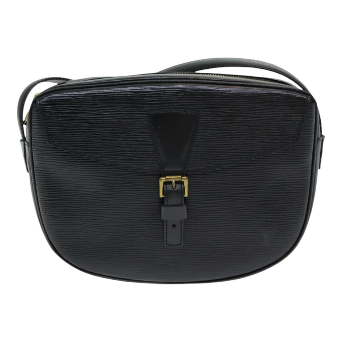 LOUIS VUITTON Epi Jeune Fille MM Shoulder Bag Black M52152 LV Auth yk14045