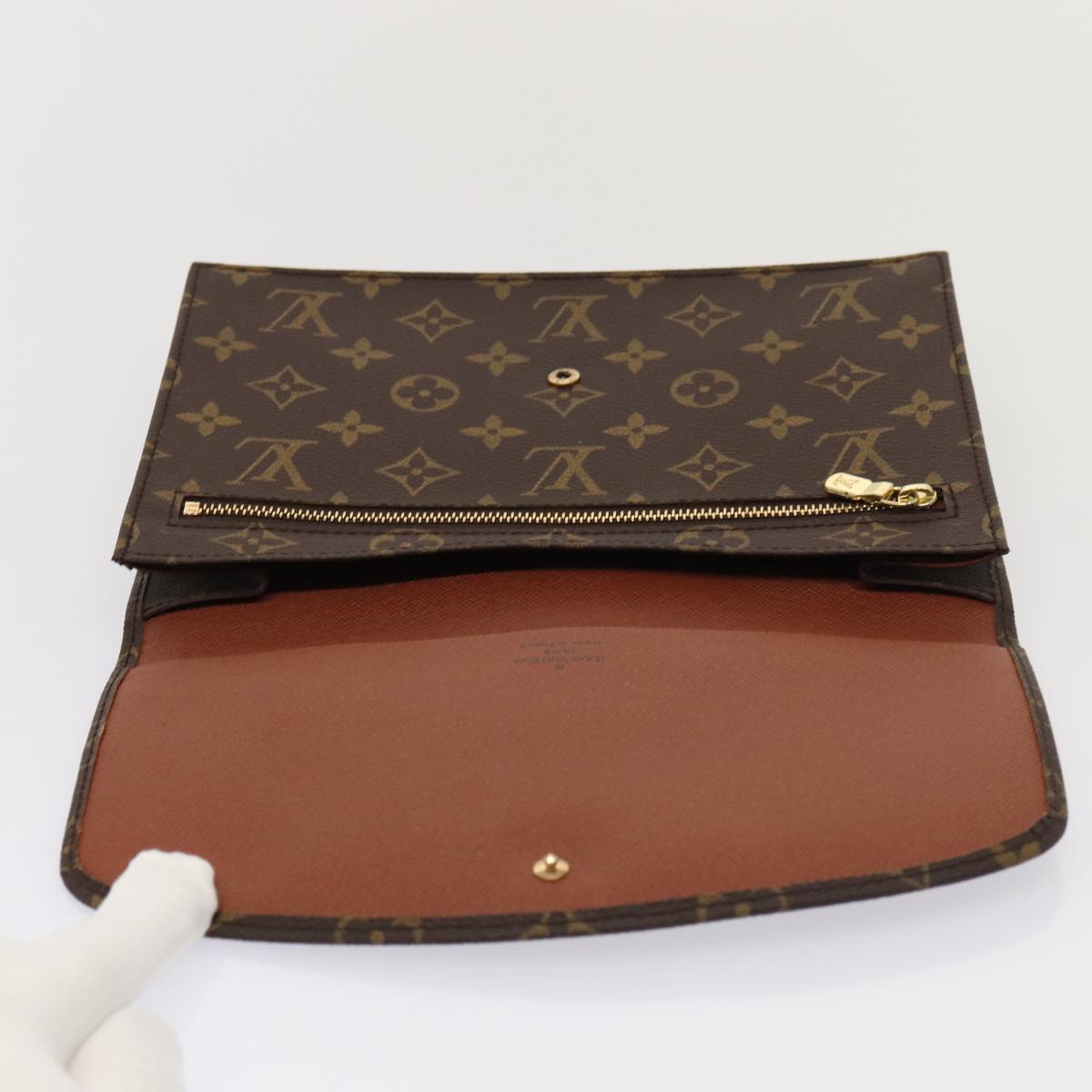 LOUIS VUITTON Monogram Pochette Rabat 23 Clutch Bag M51940 LV Auth yk14051