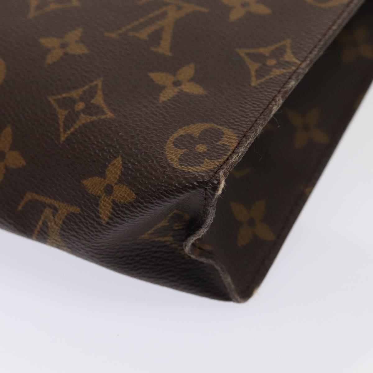 LOUIS VUITTON Monogram Poche Toilette 26 Pouch M47542 LV Auth yk14054