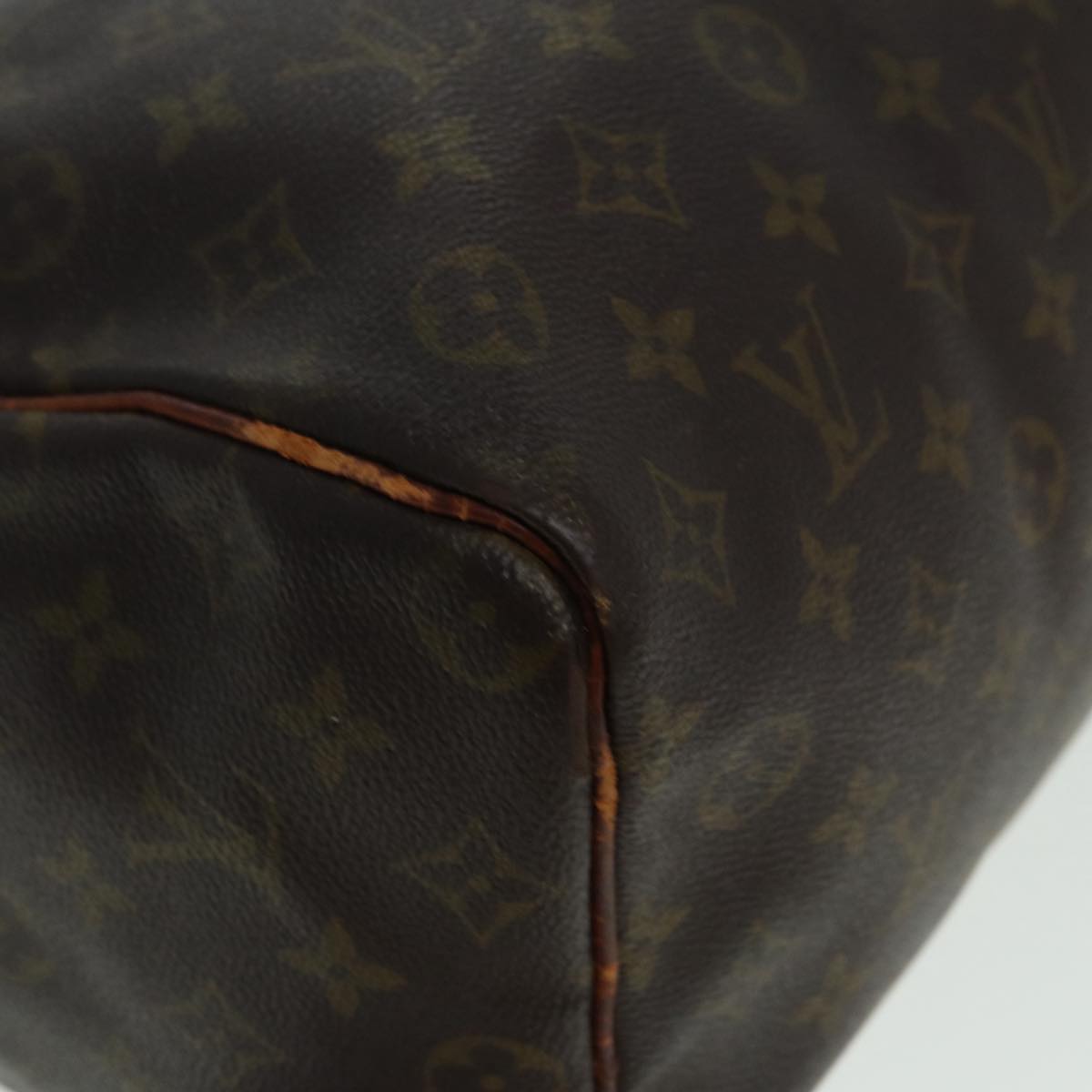 LOUIS VUITTON Monogram Speedy 35 Hand Bag M41524 LV Auth yk14056