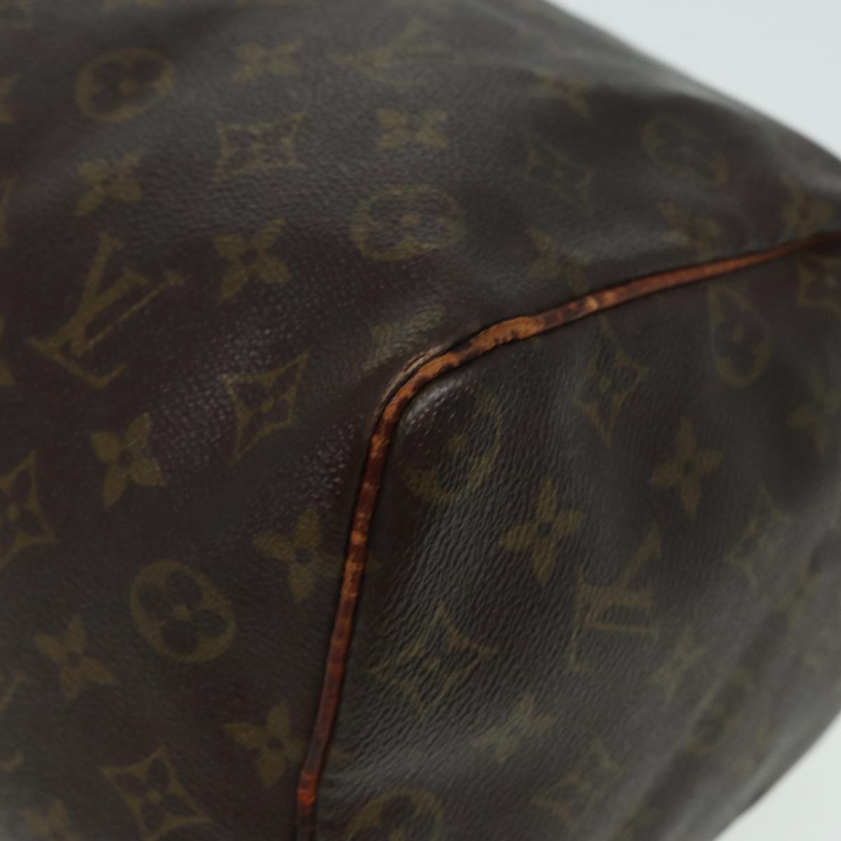 LOUIS VUITTON Monogram Speedy 35 Hand Bag M41524 LV Auth yk14056