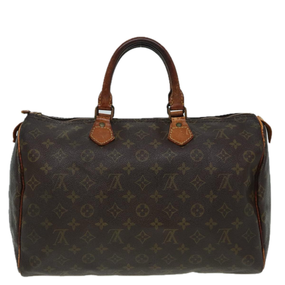 LOUIS VUITTON Monogram Speedy 35 Hand Bag M41524 LV Auth yk14056 - 0