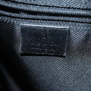 GUCCI Bamboo GG Canvas Hand Bag Black 001 4058 1705 Auth yk14057-17