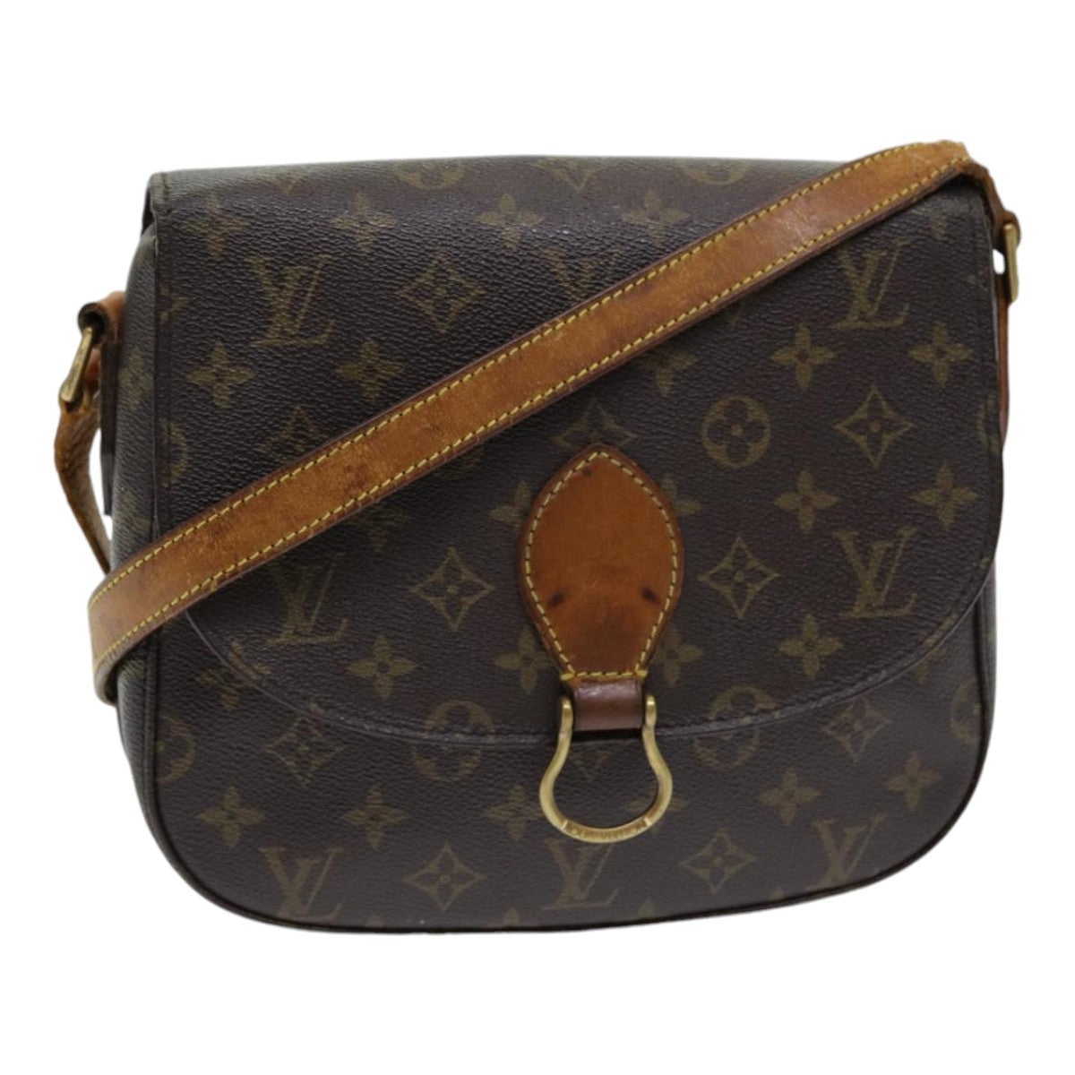 LOUIS VUITTON Monogram Saint Cloud GM Shoulder Bag M51242 LV Auth yk14060