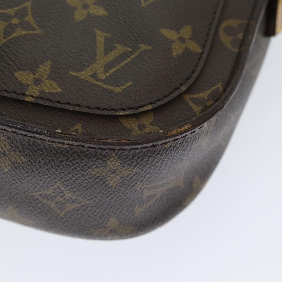 LOUIS VUITTON Monogram Saint Cloud GM Shoulder Bag M51242 LV Auth yk14060