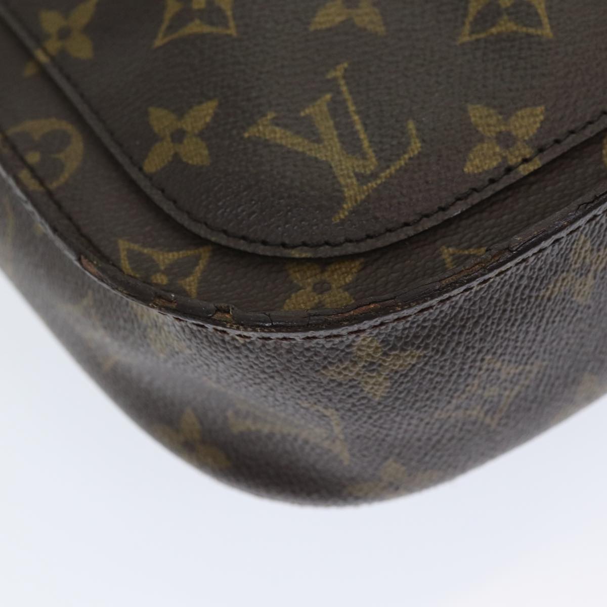 LOUIS VUITTON Monogram Saint Cloud GM Shoulder Bag M51242 LV Auth yk14060