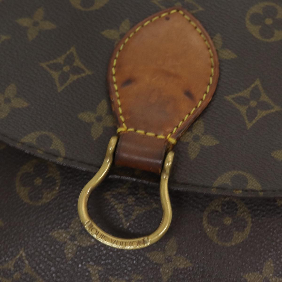 LOUIS VUITTON Monogram Saint Cloud GM Shoulder Bag M51242 LV Auth yk14060