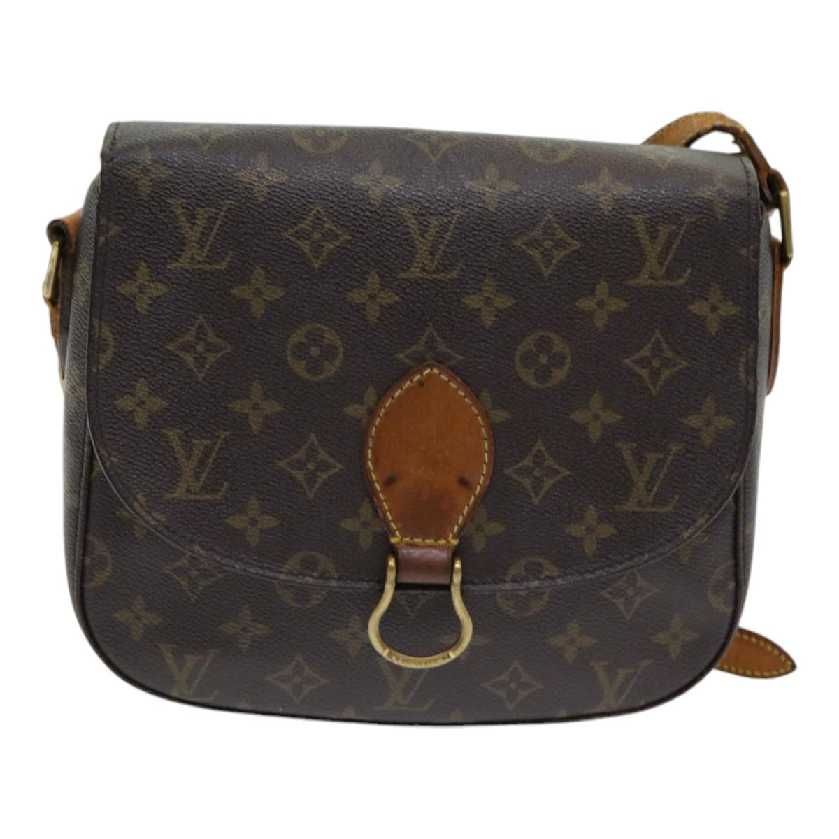 LOUIS VUITTON Monogram Saint Cloud GM Shoulder Bag M51242 LV Auth yk14060