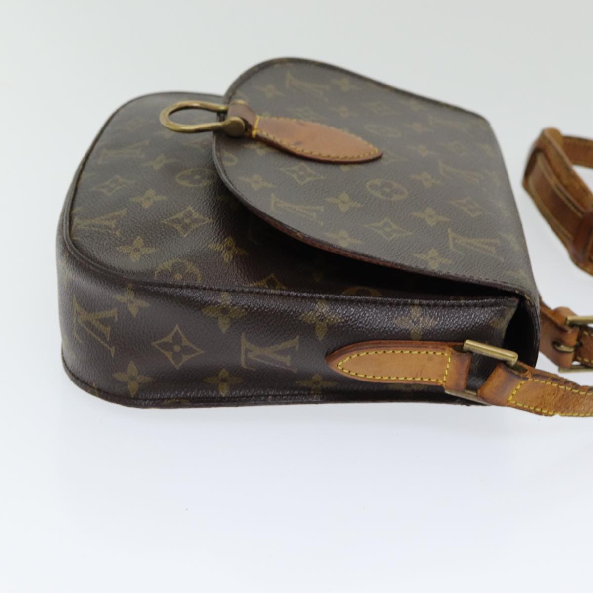 LOUIS VUITTON Monogram Saint Cloud GM Shoulder Bag M51242 LV Auth yk14060