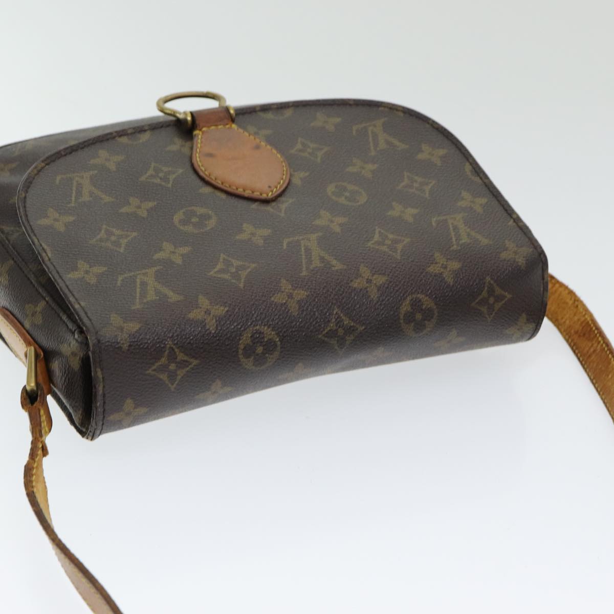 LOUIS VUITTON Monogram Saint Cloud GM Shoulder Bag M51242 LV Auth yk14060