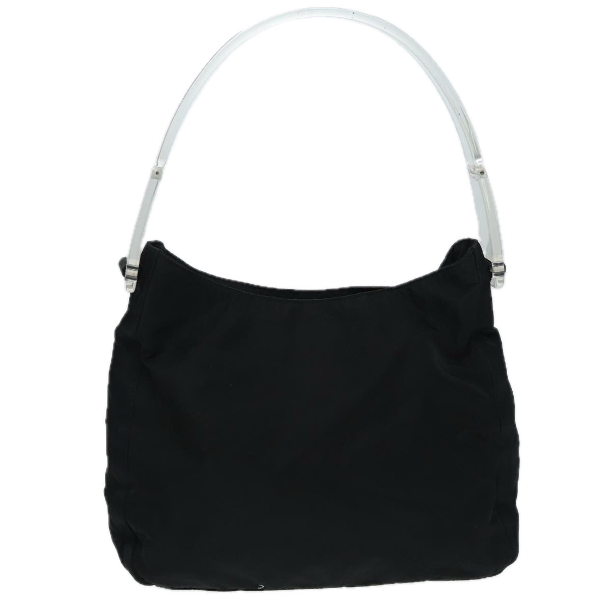 PRADA Shoulder Bag Nylon Black Auth yk14075 - 0