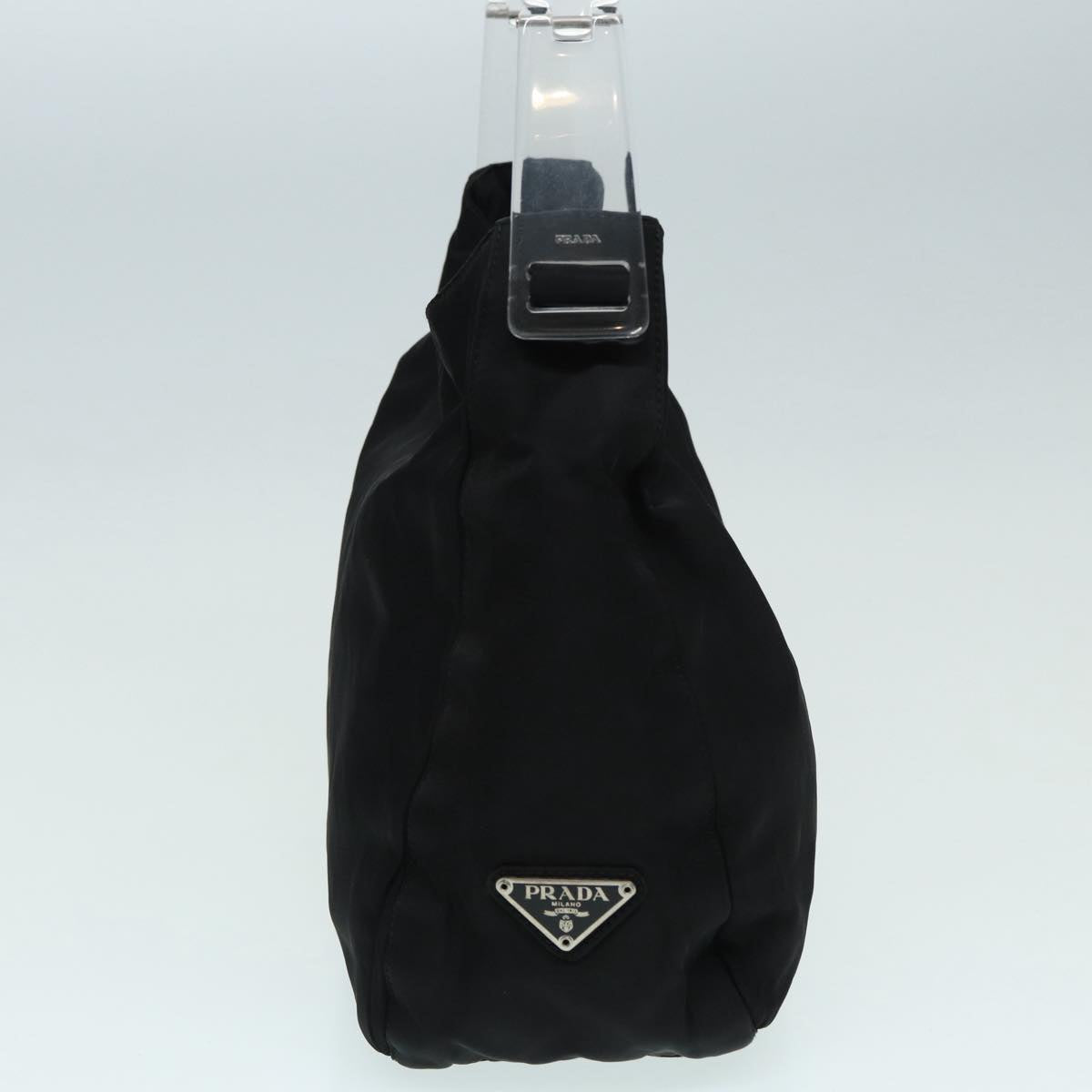 PRADA Shoulder Bag Nylon Black Auth yk14075