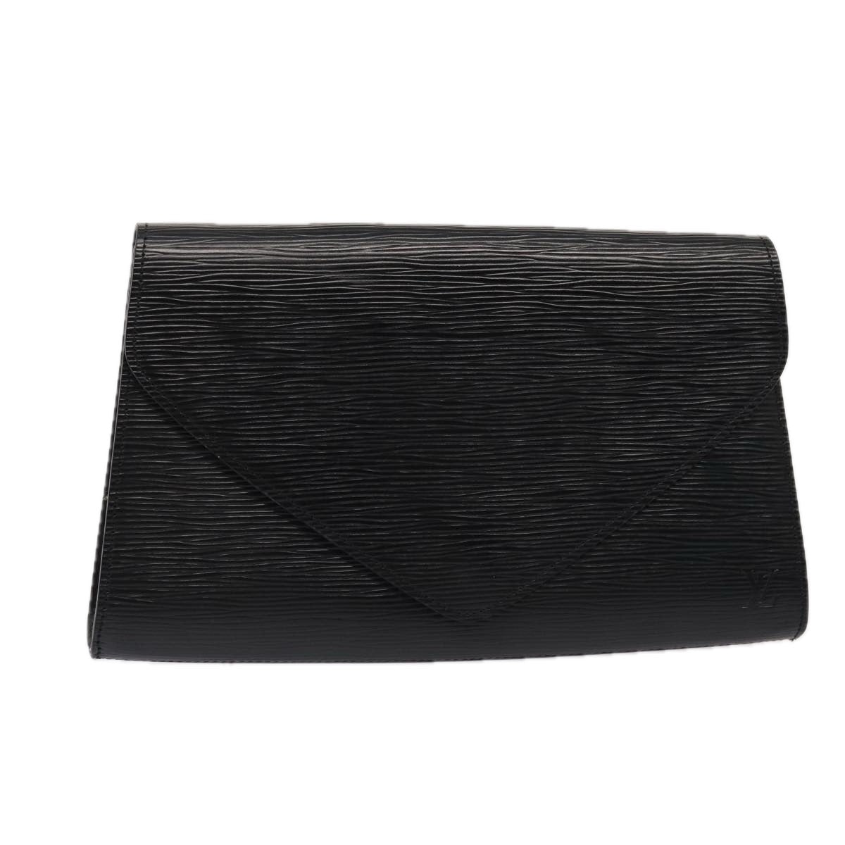 LOUIS VUITTON Epi Art Deco Clutch Bag Black M52632 LV Auth yk14088