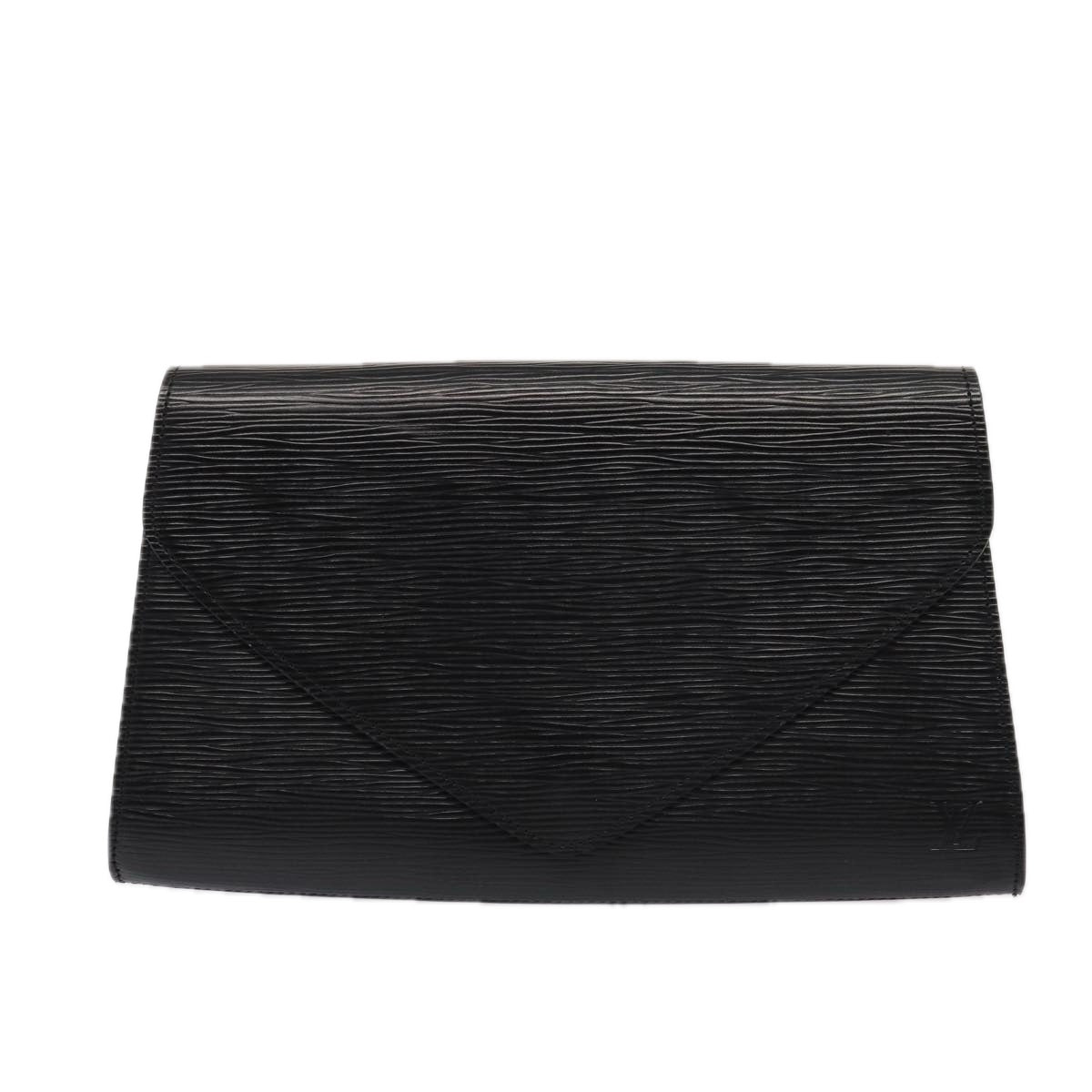 LOUIS VUITTON Epi Art Deco Clutch Bag Black M52632 LV Auth yk14088