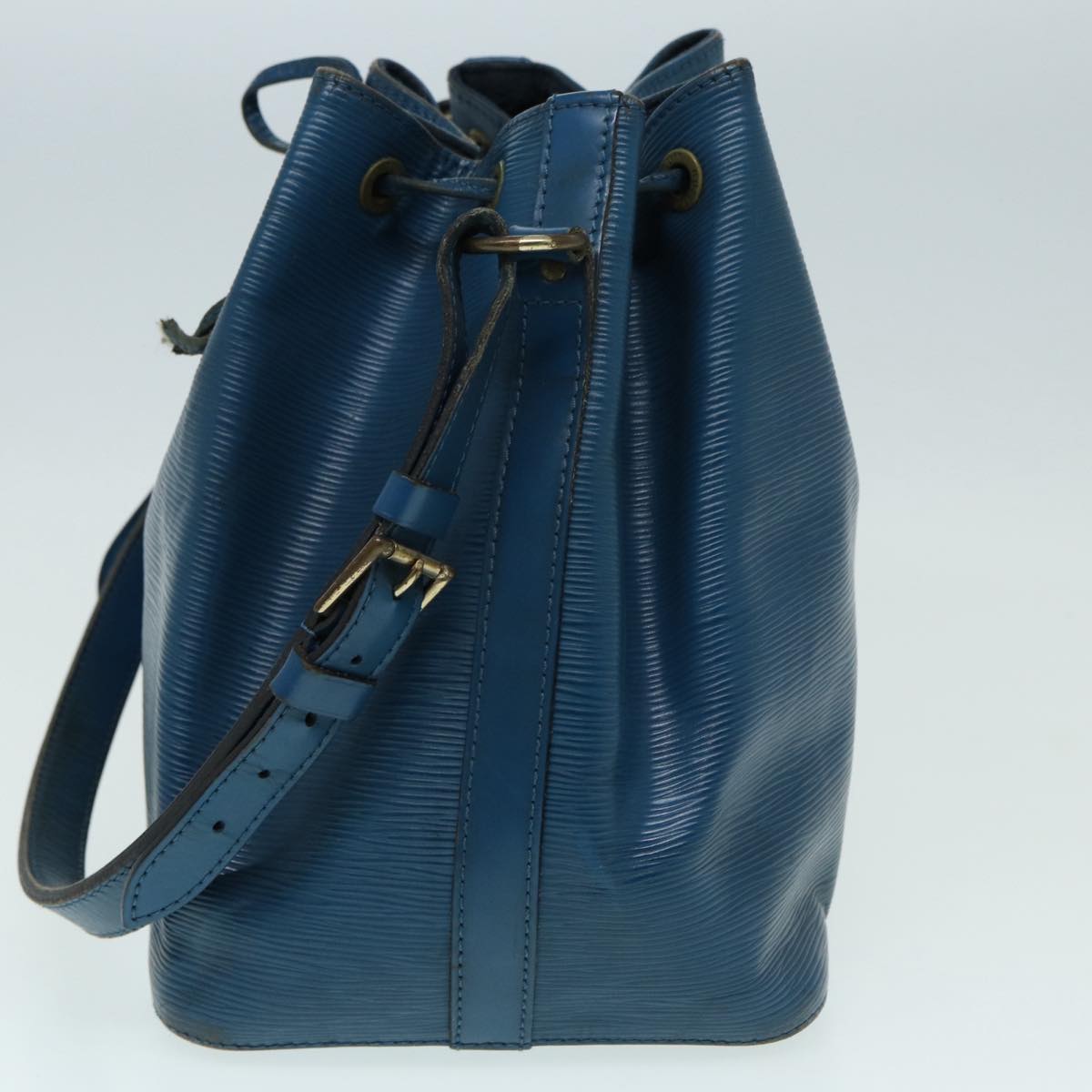 LOUIS VUITTON Epi Petit Noe Shoulder Bag Blue M44105 LV Auth yk14095