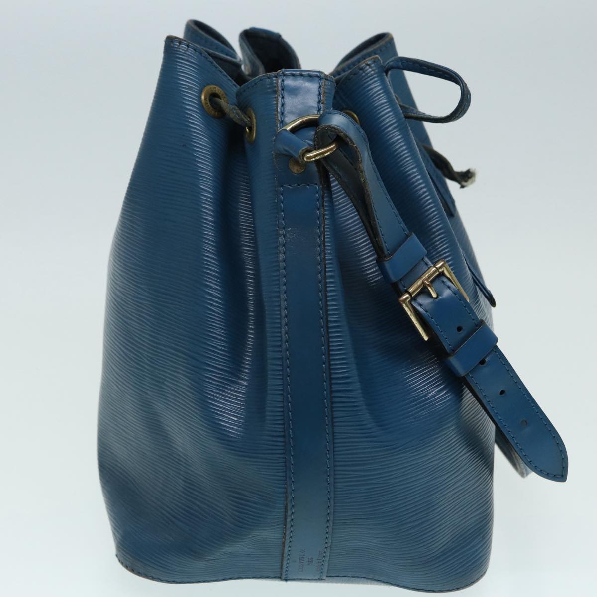 LOUIS VUITTON Epi Petit Noe Shoulder Bag Blue M44105 LV Auth yk14095