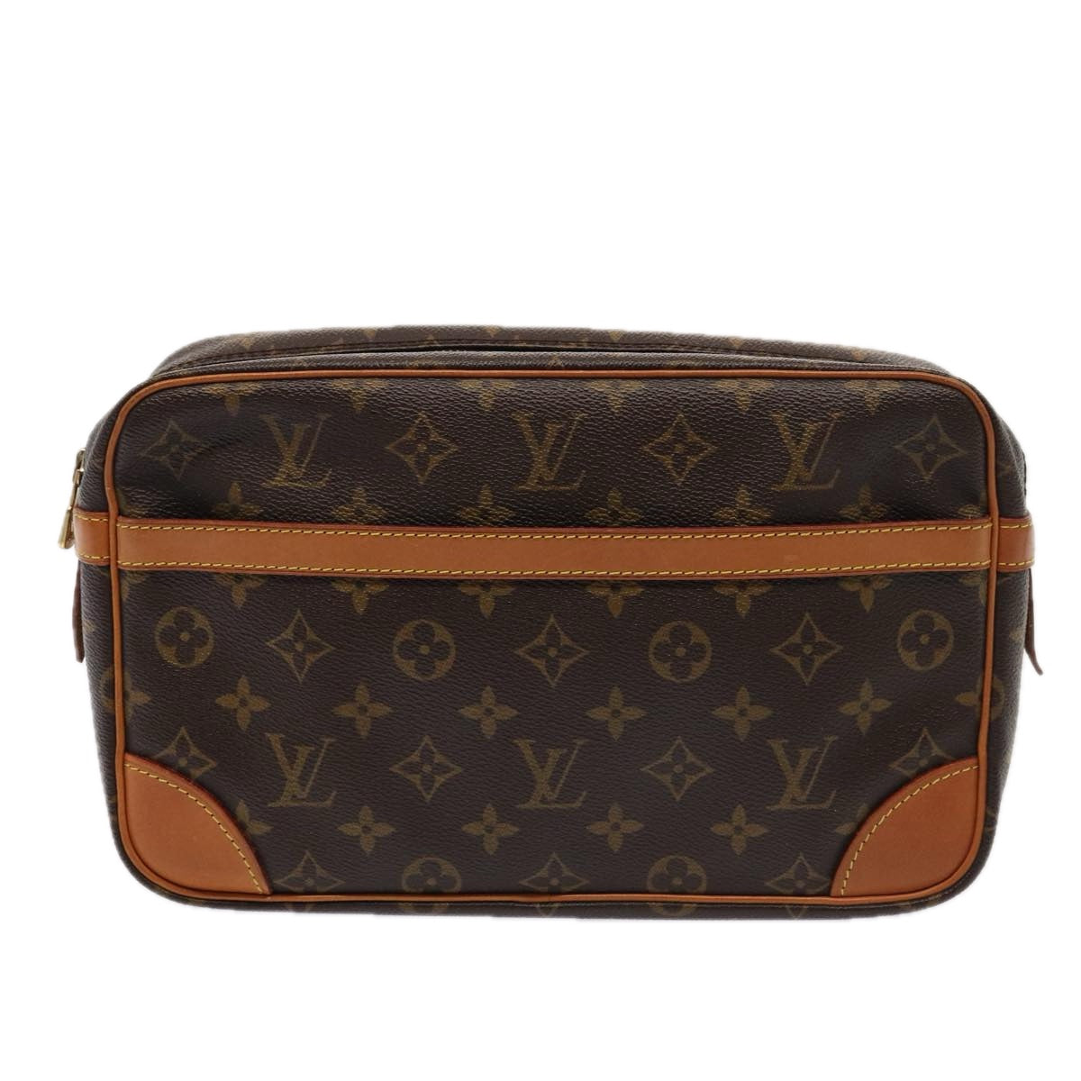 LOUIS VUITTON Monogram Compiegne 28 Clutch Bag M51845 LV Auth yk14099 - 0