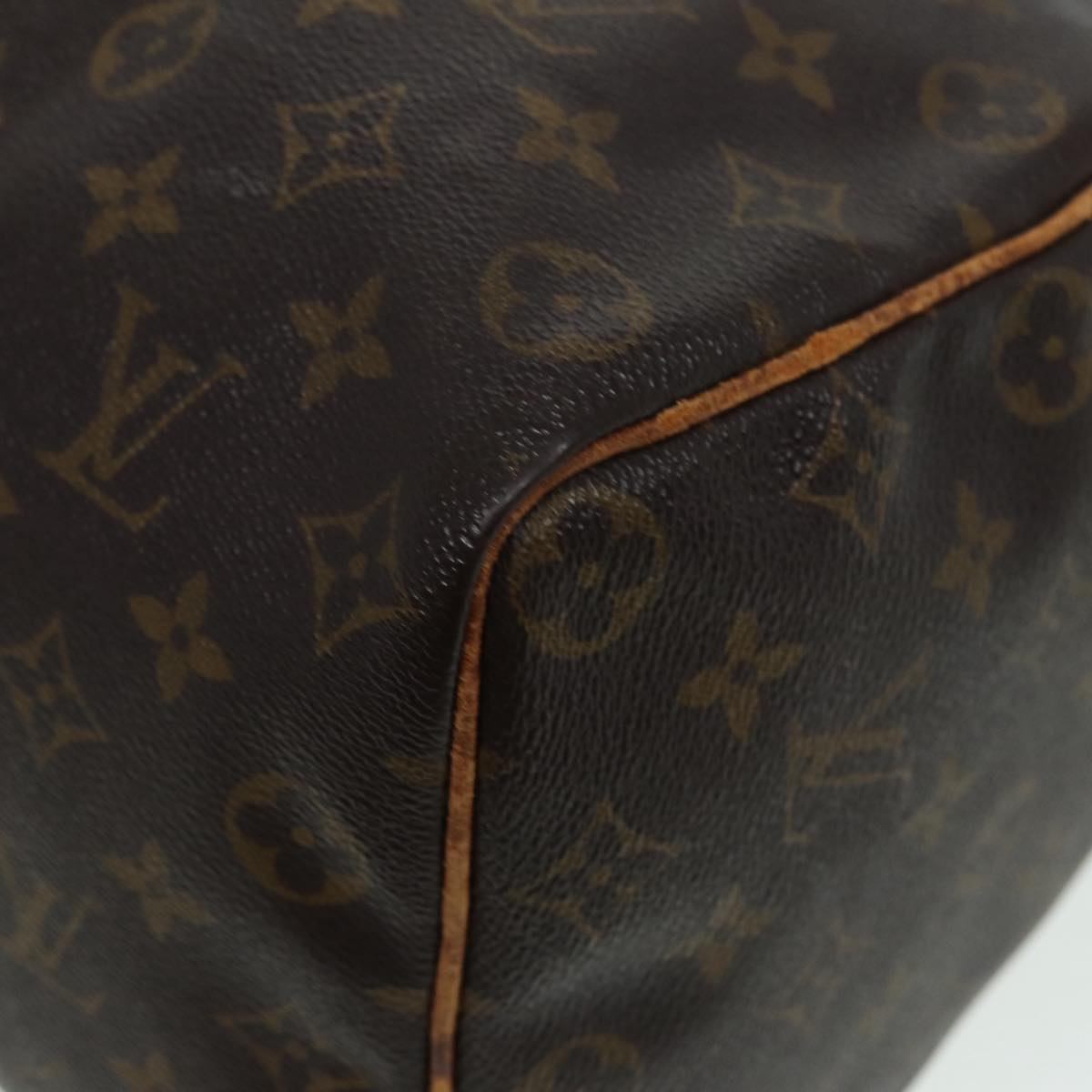 LOUIS VUITTON Monogram Speedy 35 Hand Bag M41524 LV Auth yk14106