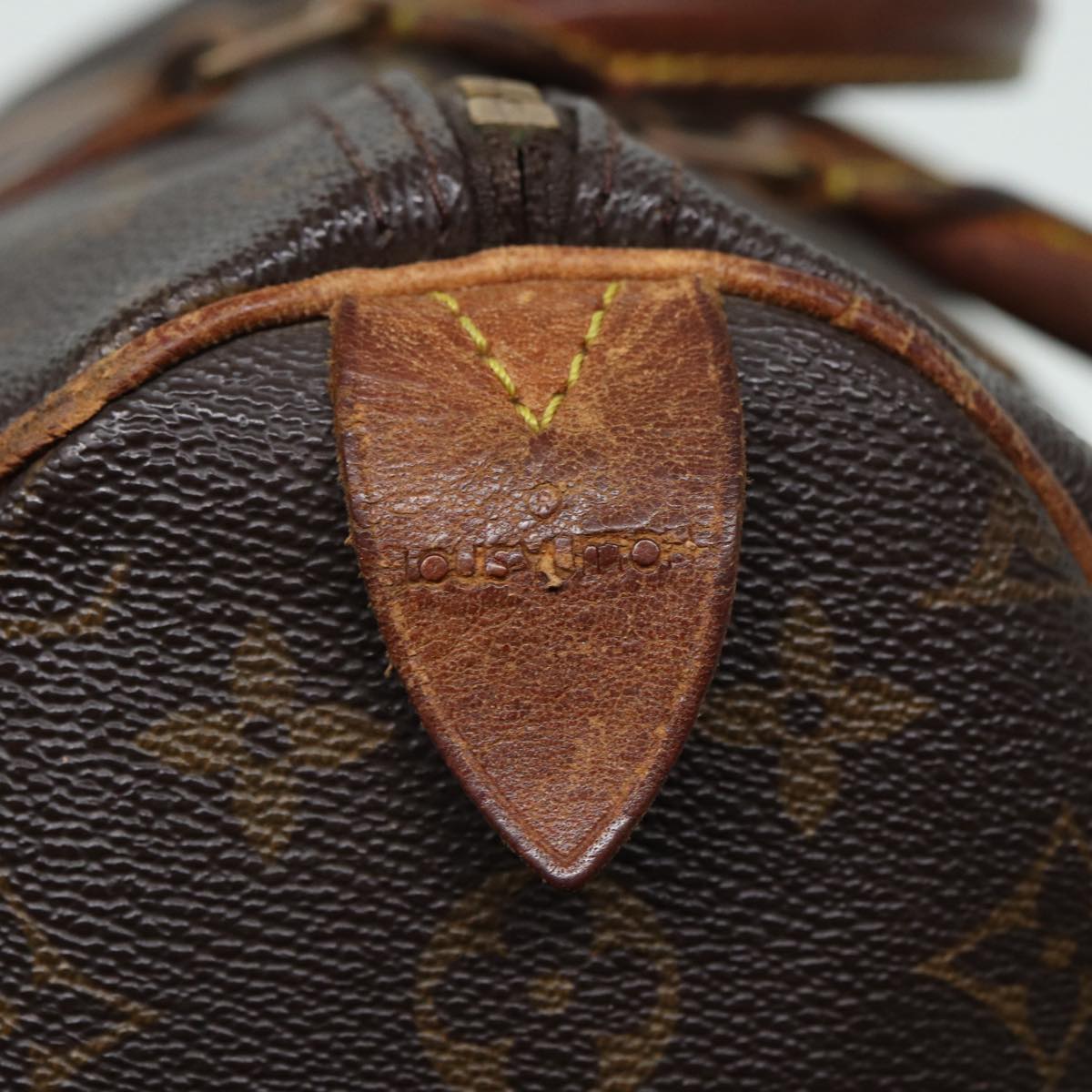 LOUIS VUITTON Monogram Speedy 35 Hand Bag M41524 LV Auth yk14106