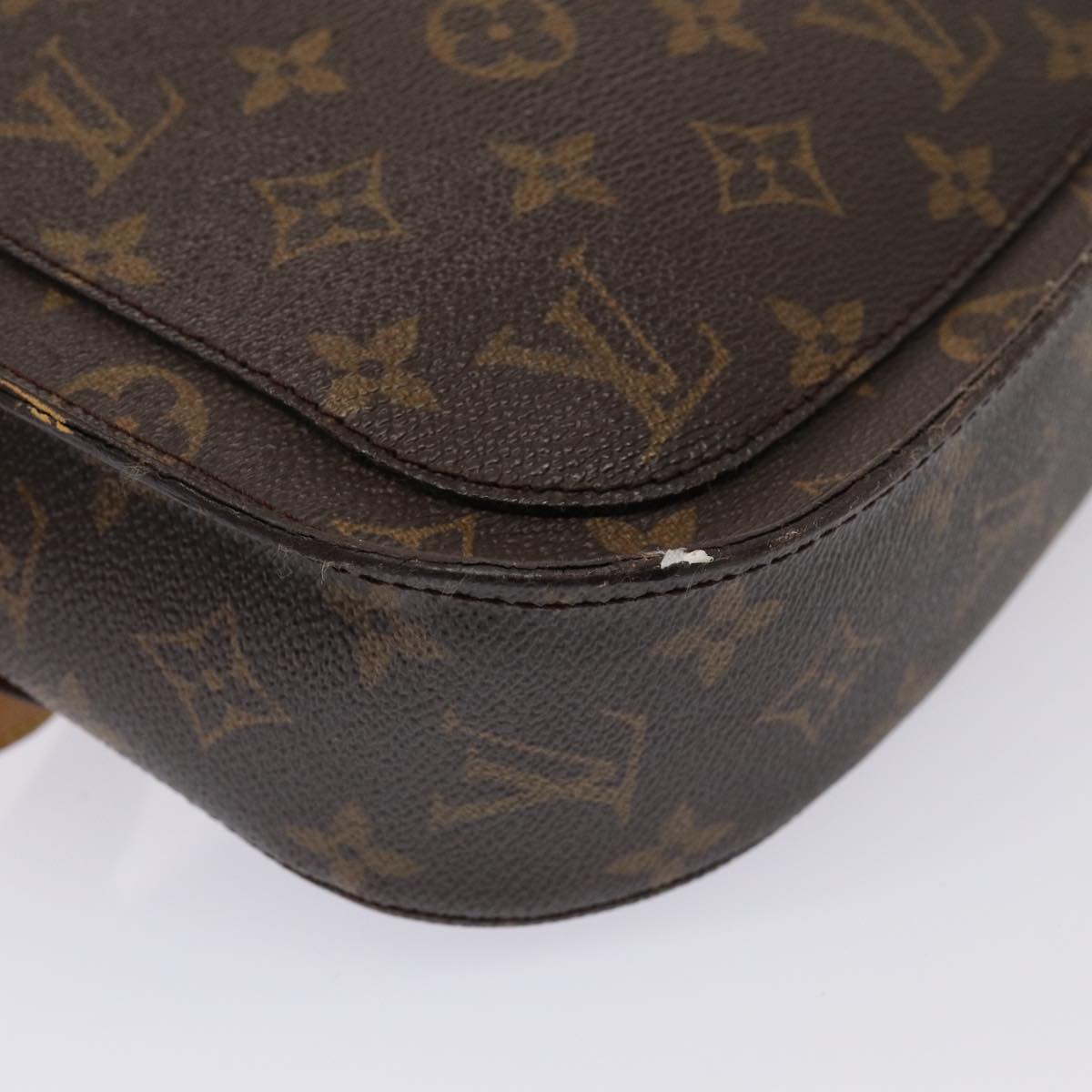 LOUIS VUITTON Monogram Saint Cloud GM Shoulder Bag M51242 LV Auth yk14109