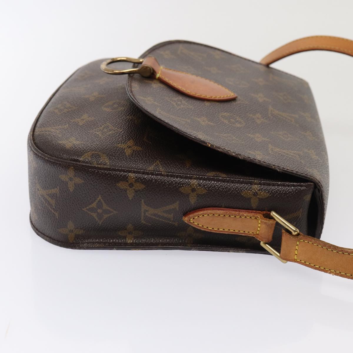 LOUIS VUITTON Monogram Saint Cloud GM Shoulder Bag M51242 LV Auth yk14109