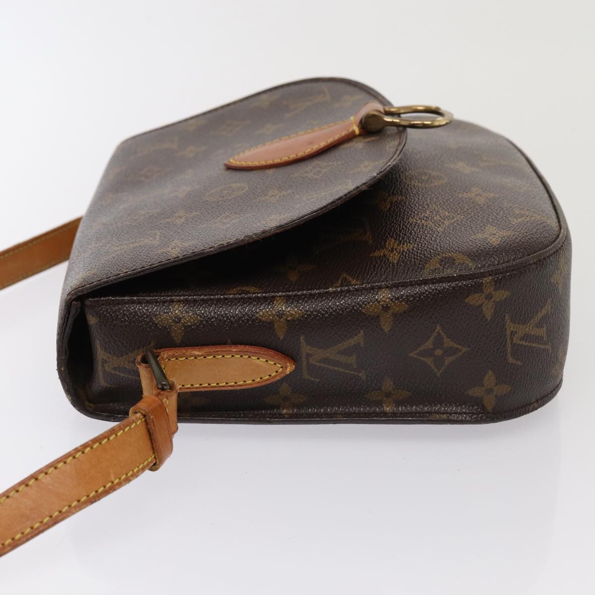 LOUIS VUITTON Monogram Saint Cloud GM Shoulder Bag M51242 LV Auth yk14109