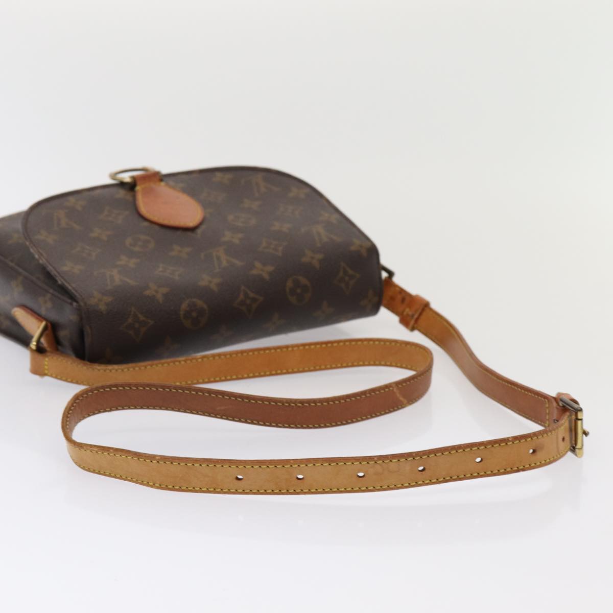 LOUIS VUITTON Monogram Saint Cloud GM Shoulder Bag M51242 LV Auth yk14109