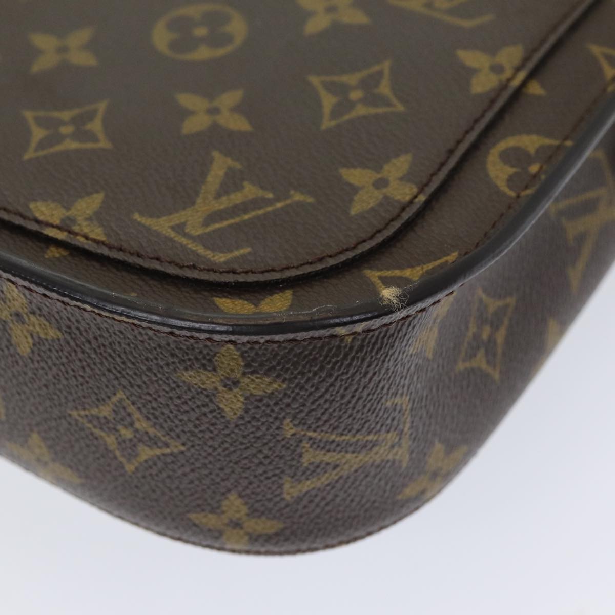 LOUIS VUITTON Monogram Saint Cloud GM Shoulder Bag M51242 LV Auth yk14146